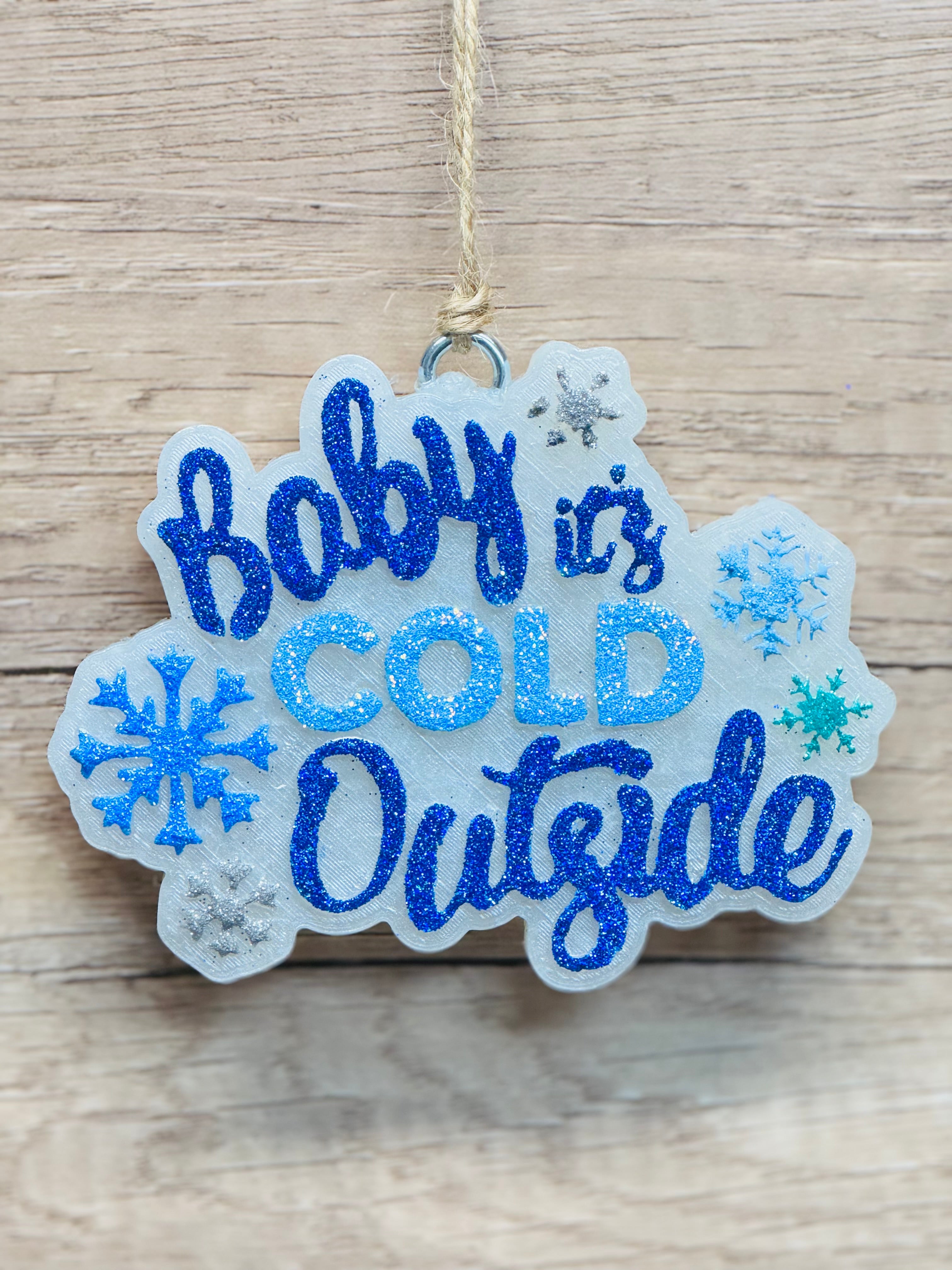 Baby It’s Cold Outside car freshie