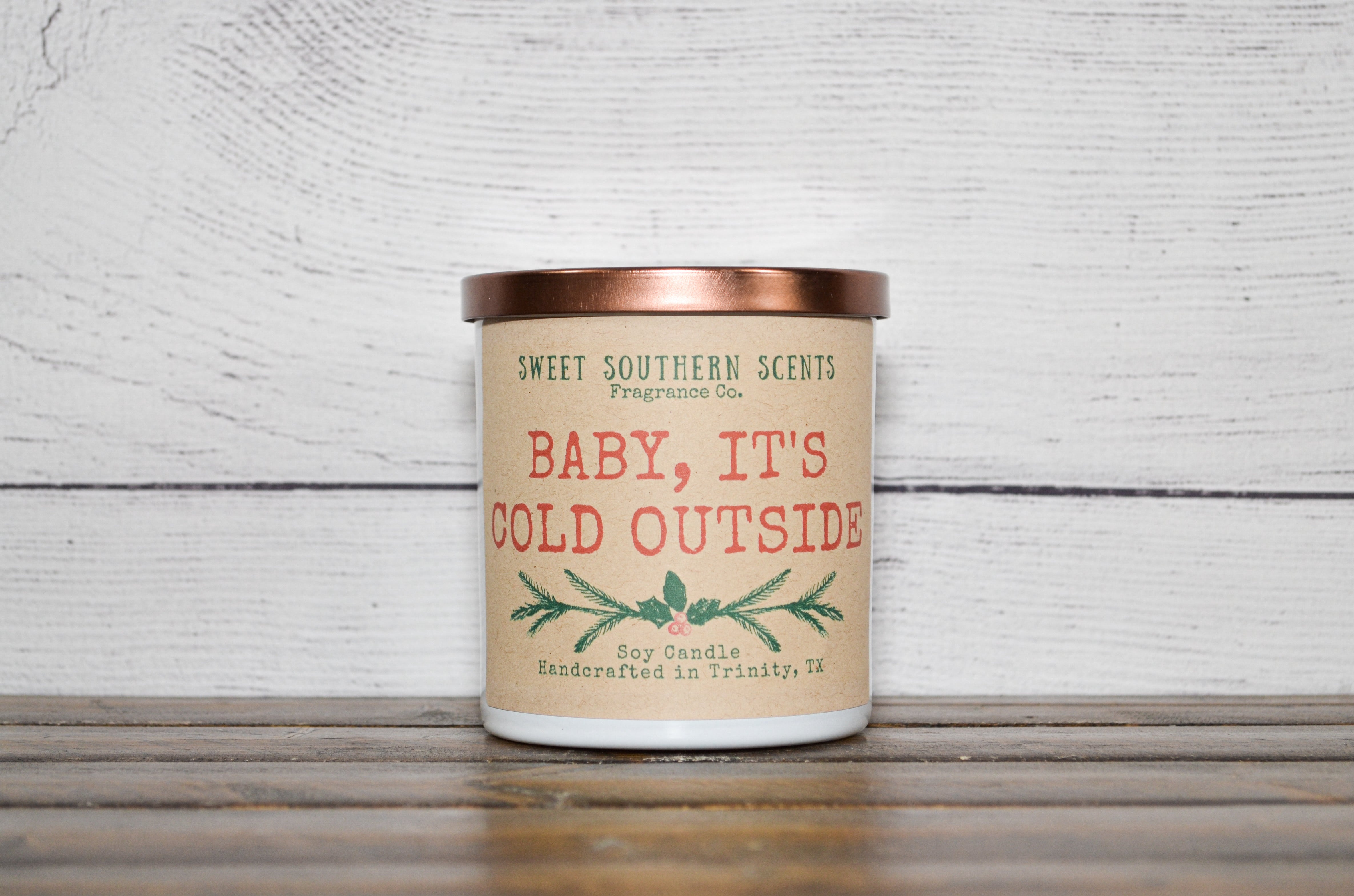 Baby, It’s Cold Outside soy candle