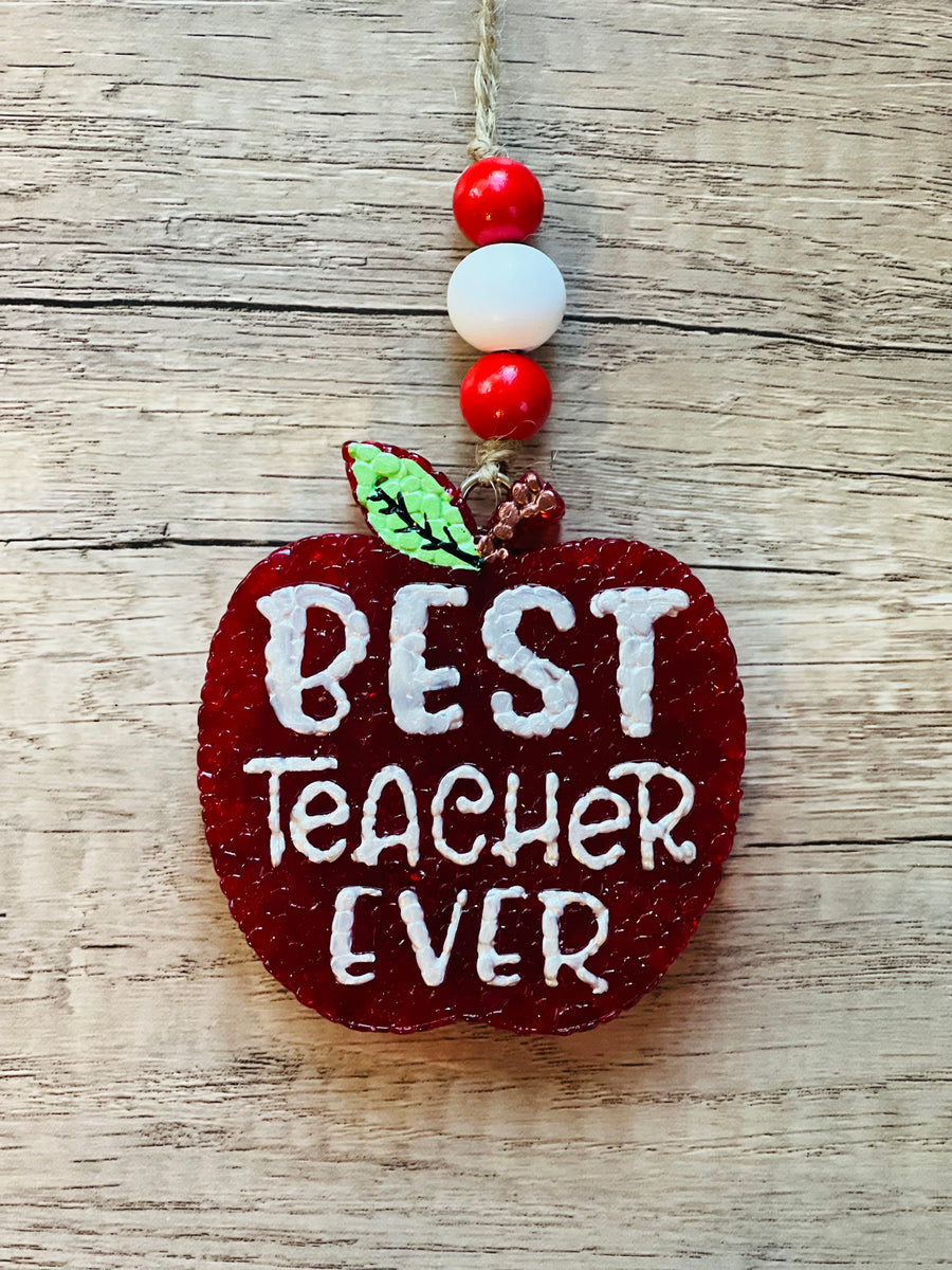 Best Teacher Ever car freshie – Sweet Southern Scents Fragrance Co.